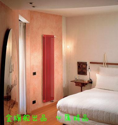 家用暖气片安装图-卧室暖气片安装效果，金旗舰出品